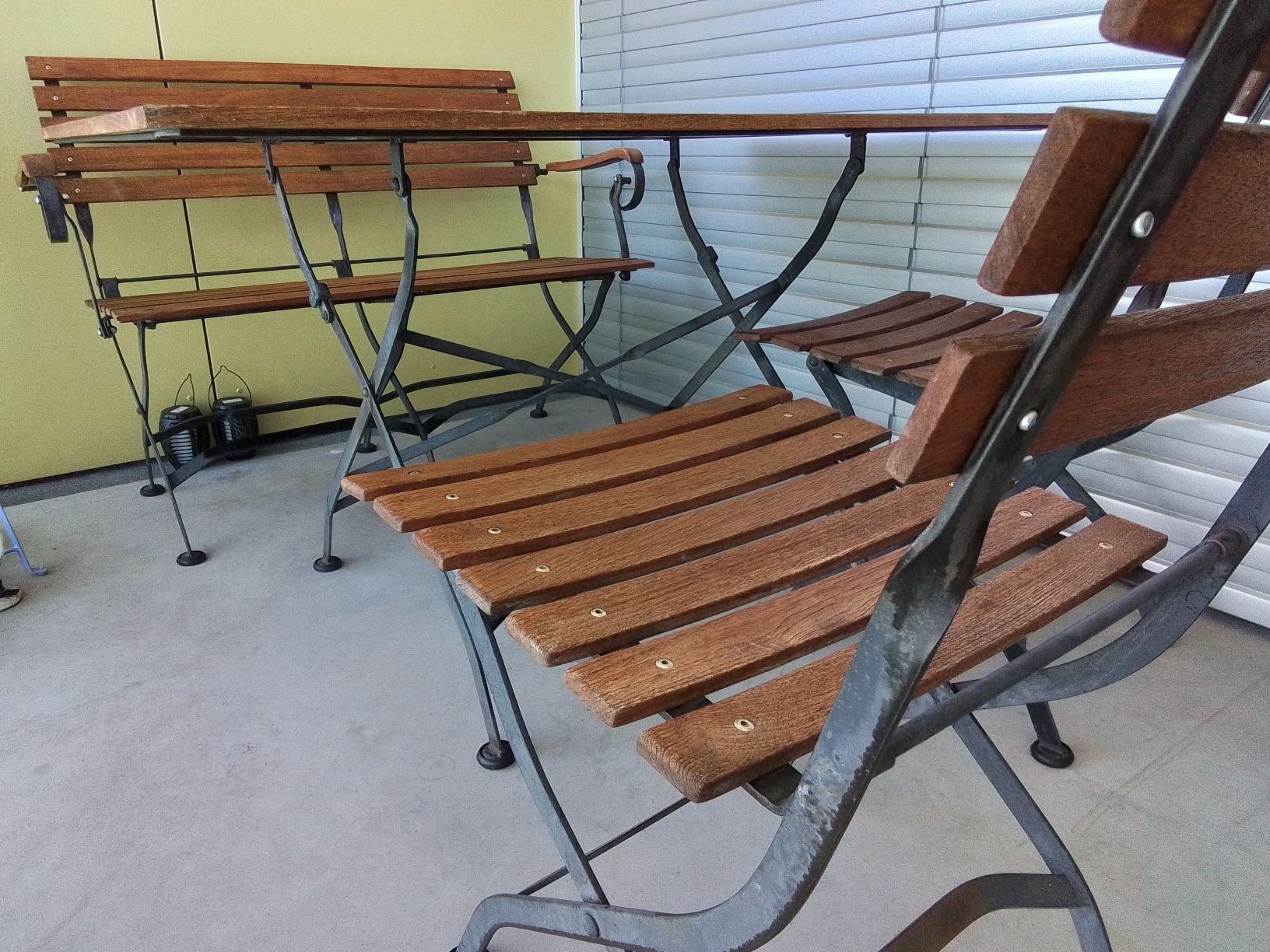 Tischset: Biergarten Garnitur – Gebraucht aus Altstätten SG von HG1959 1