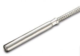 Pt100-Sensor 4L bis 400°C, Glasseidekabel, offene Enden