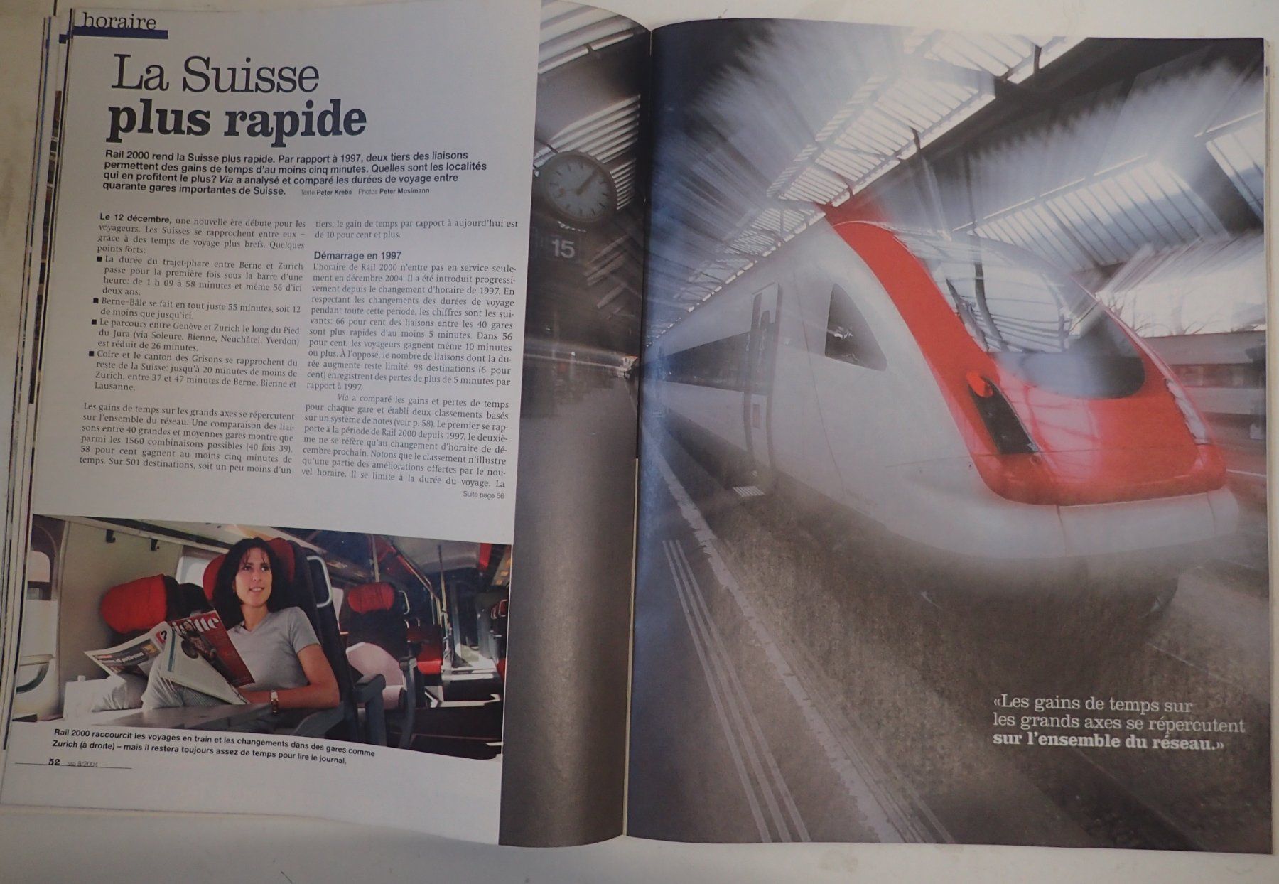 Zeitschriften & Magazine: VIA No Spécial sur Rail 2000 – Gebraucht aus Lausanne von Biquette6 3