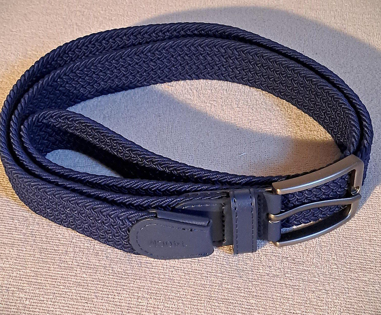 Cinture: Dunkelblauer Flechtstretchgürtel 140 cm neu – Nuovo (secondo la descrizione) da Zürich venduto da leachim321