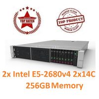 !SALE! HP DL380 G9 Gen9 2x E5-2680v4 à 14 Cores & 256GB RAM