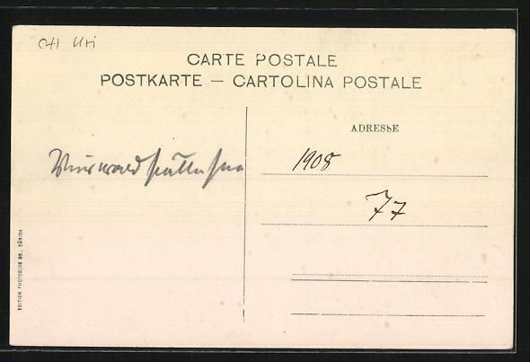 Cartoline postali: Seelisberg, Hotel Sonnenberg, Blick von  – Usato da Berlin venduto da bartko-reher 1