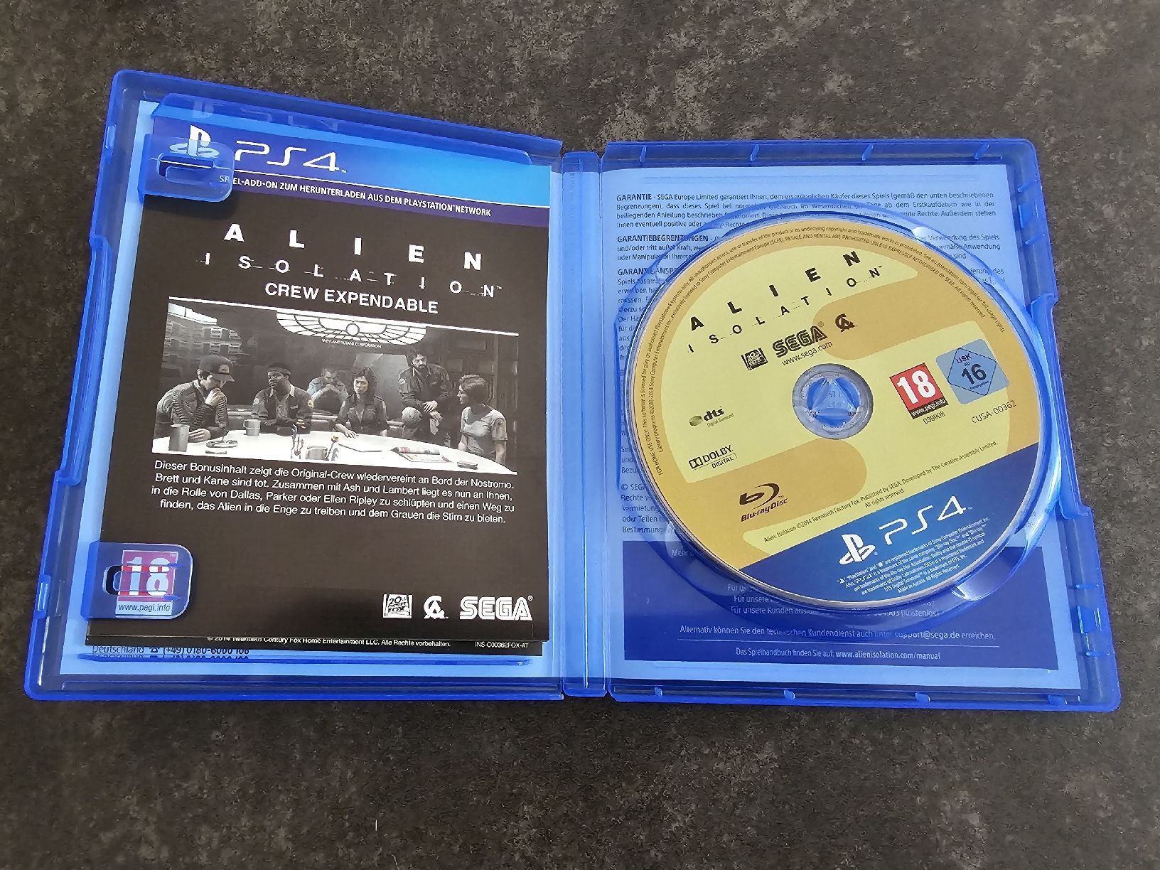 Sony Spiele: PS4 Alien Isolation - Ripley Edition – Neu (gemäss Beschreibung) aus Emmenbrücke von  2