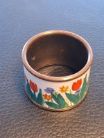 Blumen Serviettenring aus Porzellan, Vintage, Top! (50)