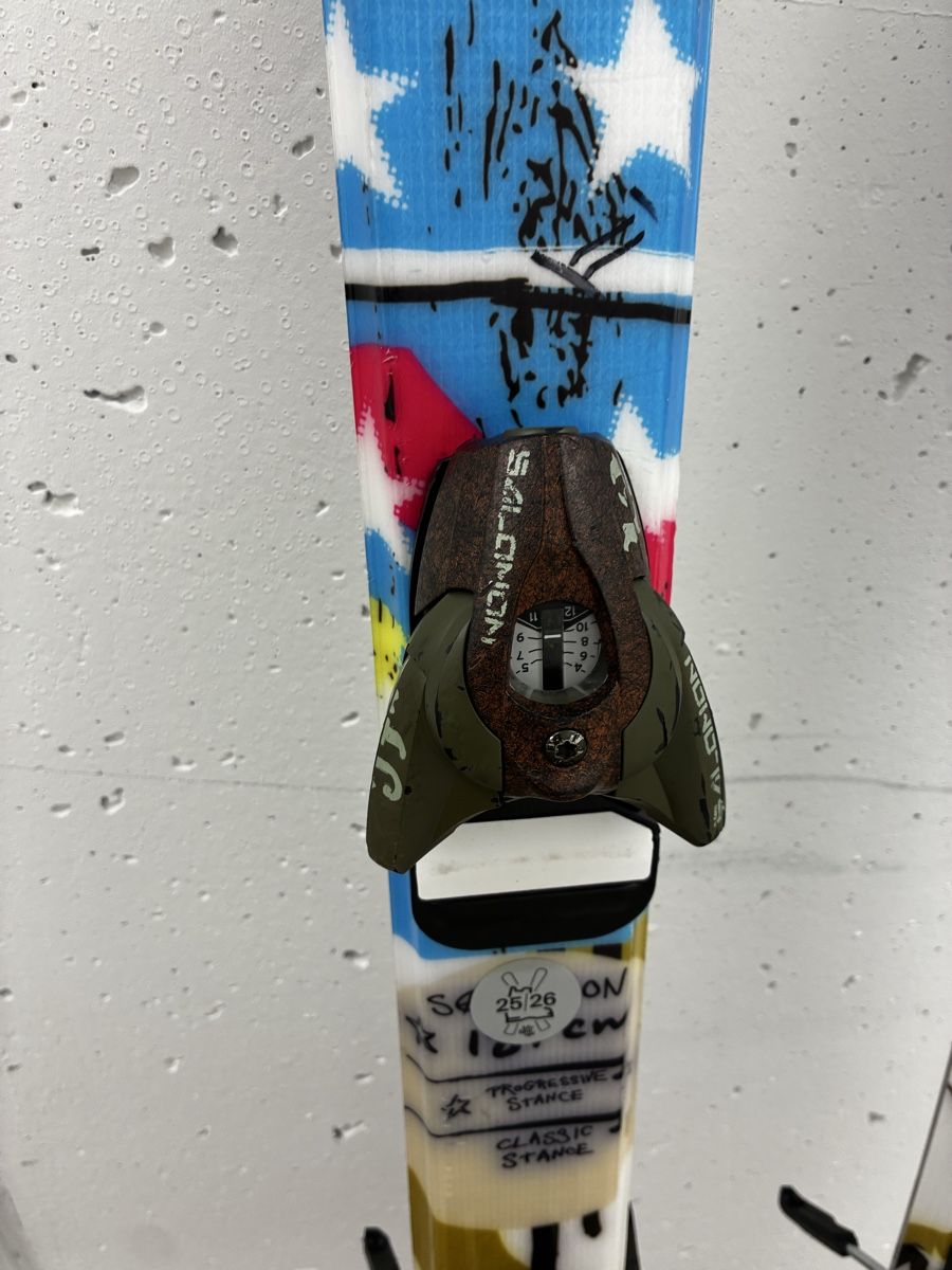 Salomon Sci: Salomon Skis mit Bindung, Sommer Schnäppli  – Usato da Weinfelden venduto da Philbot 2