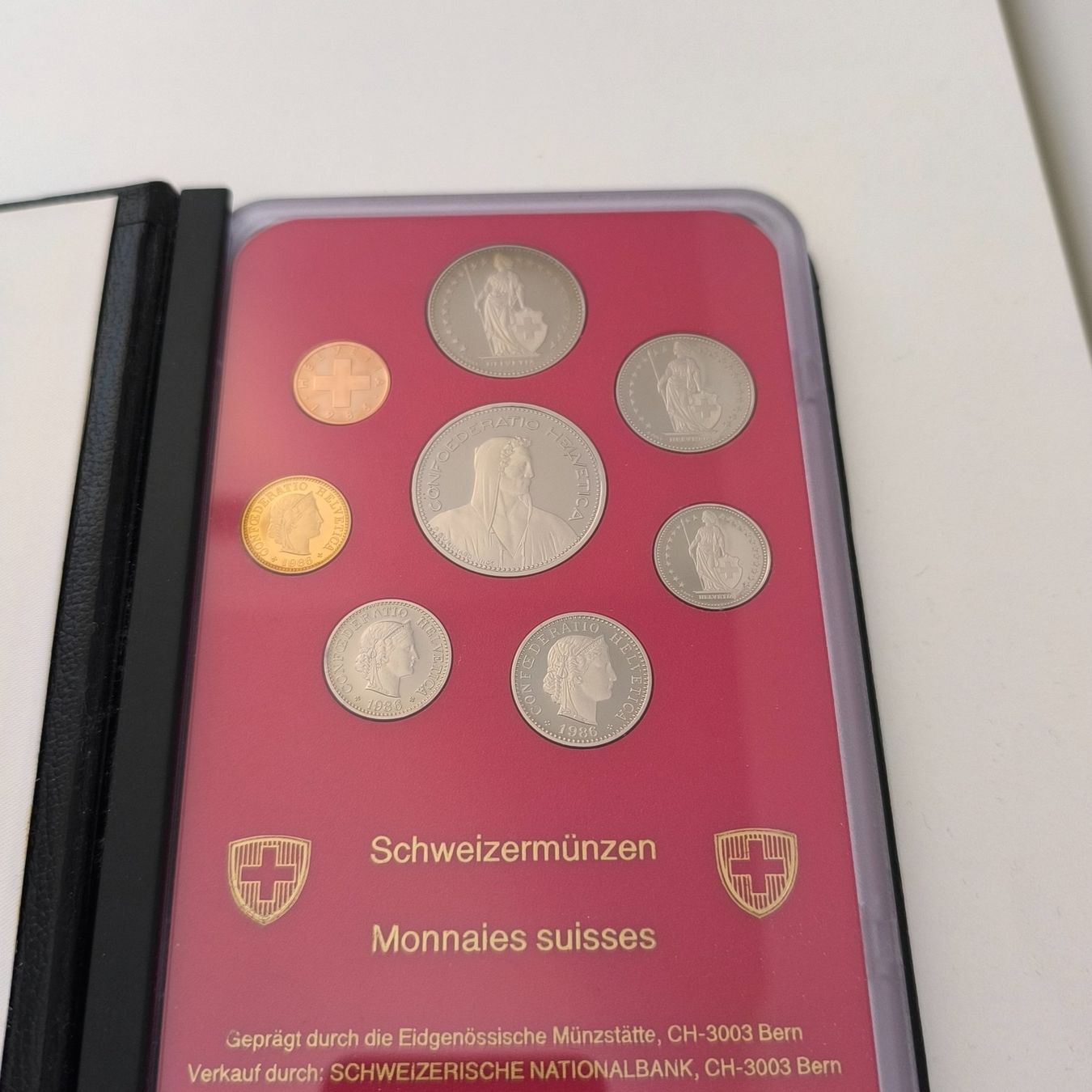 Toutes les monnaies: 1986 Schweizer Münzsatz – D'occasion à Muttenz par hak_dsk9 1