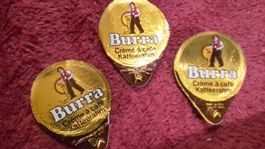 3 Burra Kaffeerahmdeckeli Gold