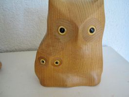 TIRELIRE UBS HIBOU EN BOIS