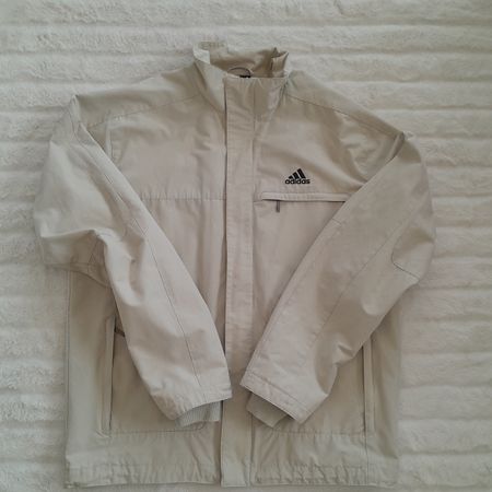 Veste Adidas, taille M, coupe-vent beige,