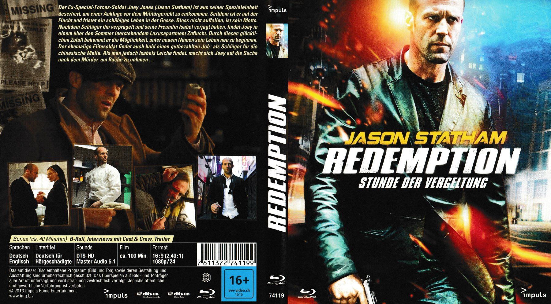 Tutti i DVDs: Blu-Ray - Redemption - Stunde der Vergeltung – Usato da Langnau am Albis venduto da MediaRescuerKeLoX