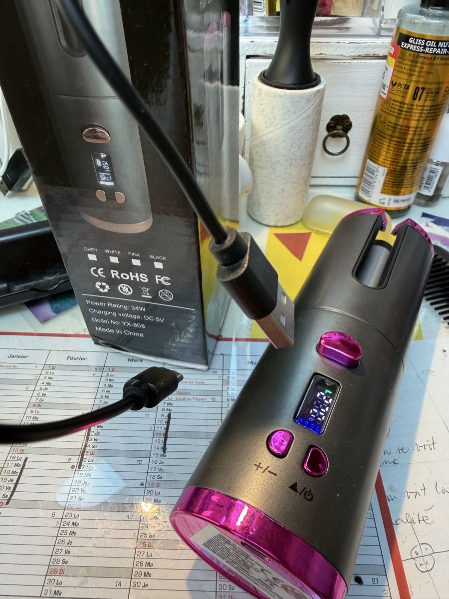 Accessori per capelli: Courleur automatique rechargeable – Nuovo (secondo la descrizione) da Savagnier venduto da Pivovar2 2