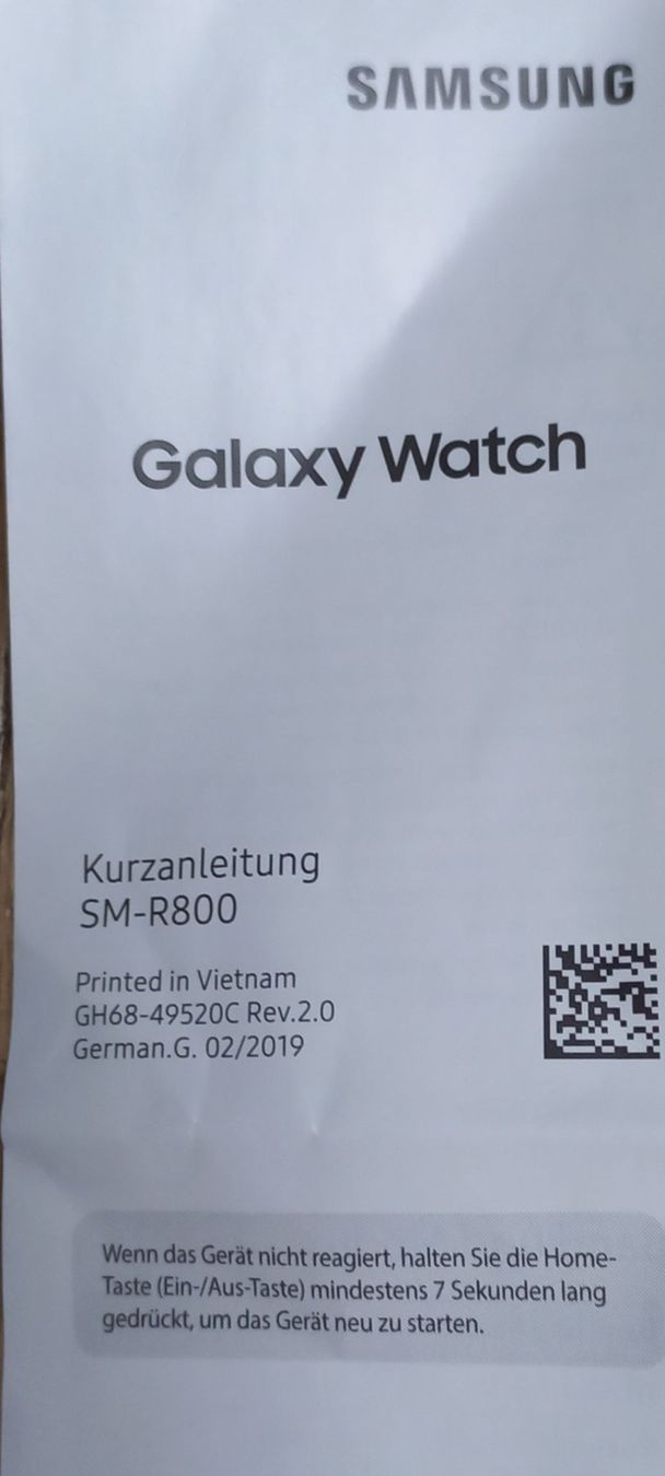 Samsung Smartwatch: Samsung Galaxy Watch mit Ladeschale – Usato da Oberkirch LU venduto da Renntiger0 4