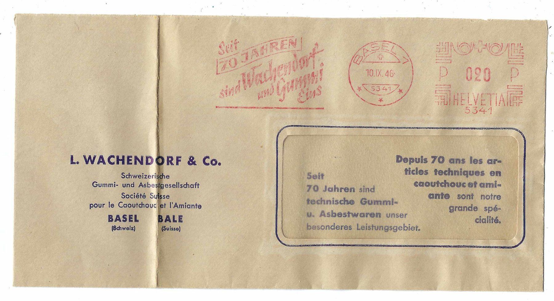 Tutti i francobolli: 6 Belege mit Freistempel  kw – Usato da Aarau venduto da fussball-fussball 3
