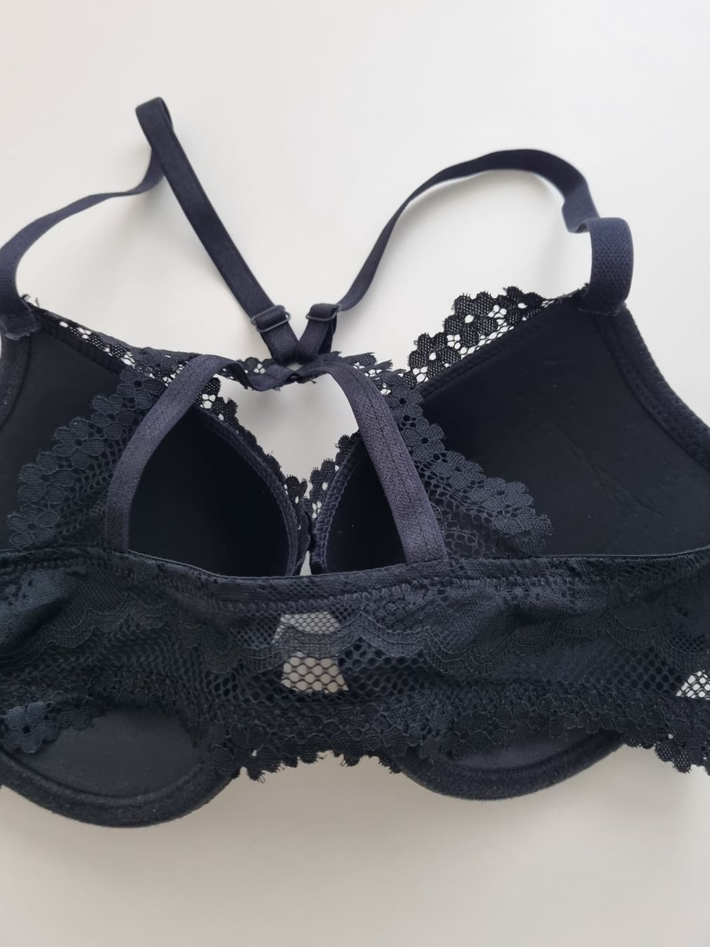 Autres dessous: BH schwarz D 75 mit Vorderverschluss – Neuf avec emballage d'origine à Zofingen par Felpa 2