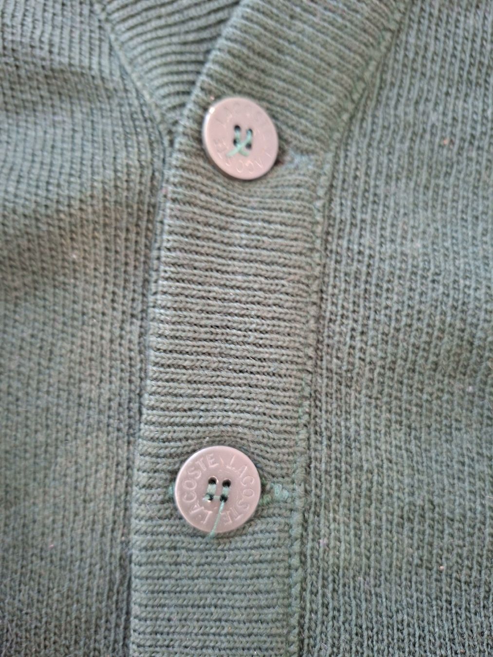 Lacoste Maglioni & Felpe: Cardigan Lacoste vert vintage, Taille 4, – Usato da Renens VD venduto da ser_j2fn 5