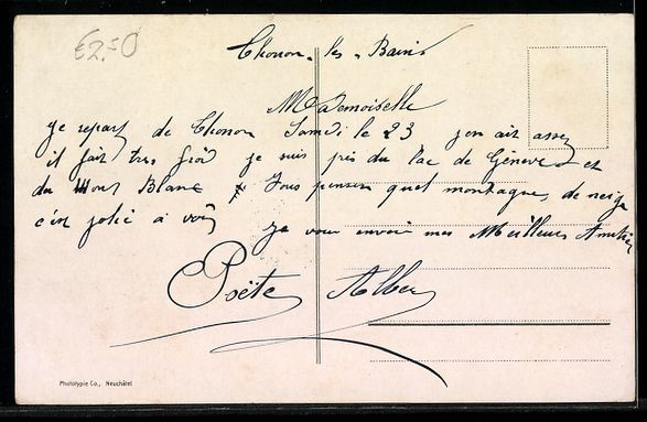 Cartoline postali: L'Express du Simplon, schweizer Eisenbah – Usato da Berlin venduto da bartko-reher 1