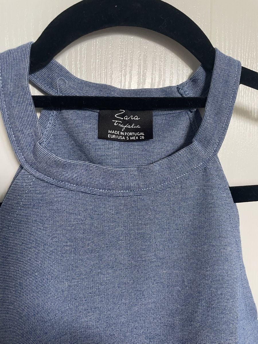 Zara Top: Top Zara effet jeans, taille S – Nuovo (secondo la descrizione) da Châtelaine venduto da nan_j75j 2