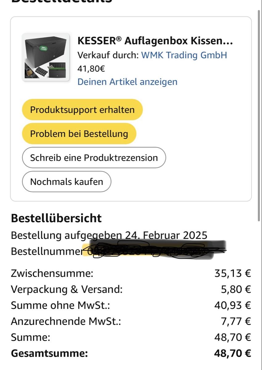 Keter Coffres de rangement: Kesser Auflagenbox 310L Anthrazit Gartenbox – D'occasion à Zweidlen par sar_2k7t 3