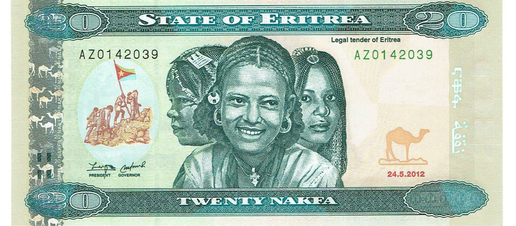 Banconote: Eritrea 20 Nakfa 2012 P-12 Replacement AZ UNZ – Nuovo (secondo la descrizione) da Steffisburg venduto da ber_8htf