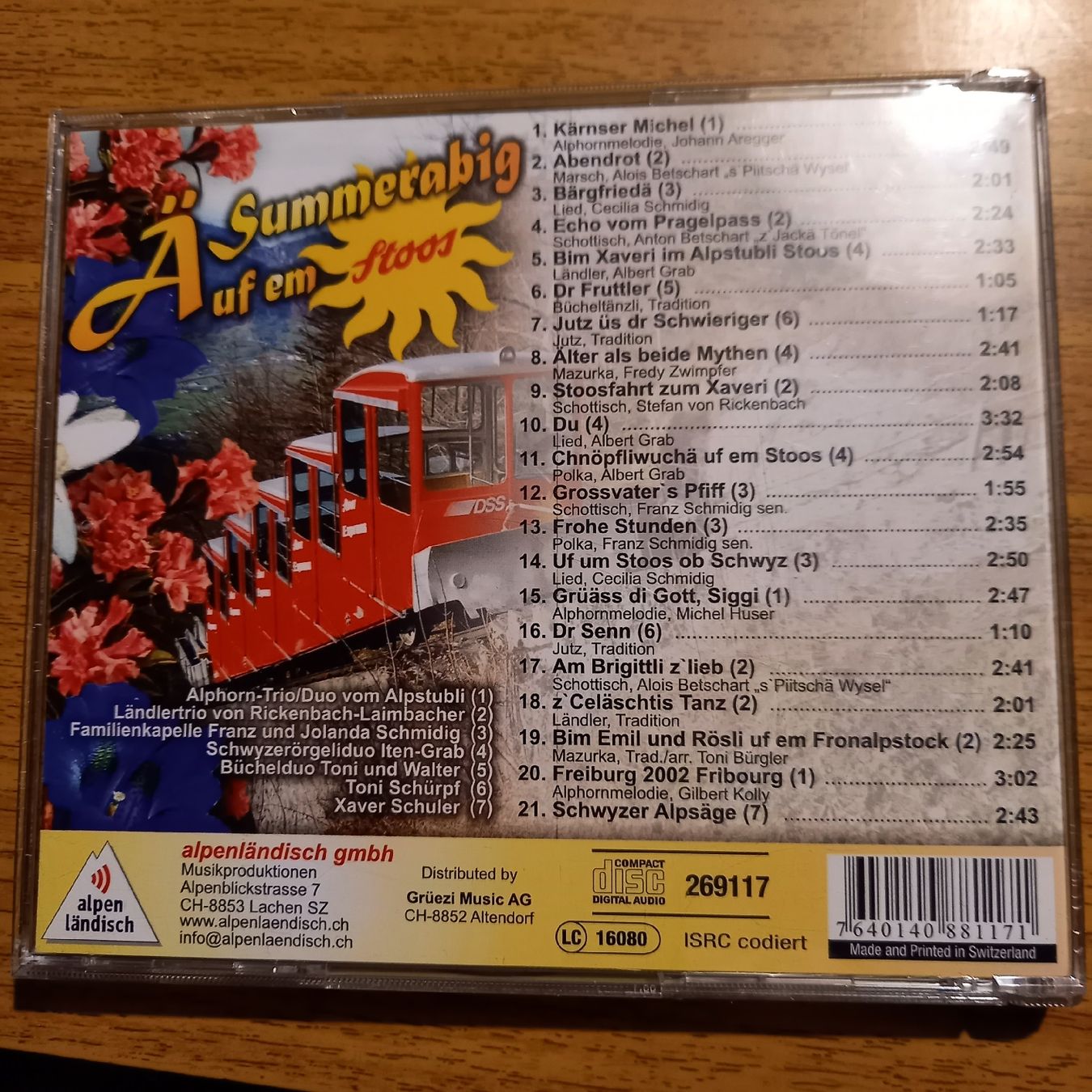 CDs: Äuf em Stoos - Summerabig - urchigi Musig, Lieder - CD – Gebraucht aus Galgenen von Allerlei8854 1