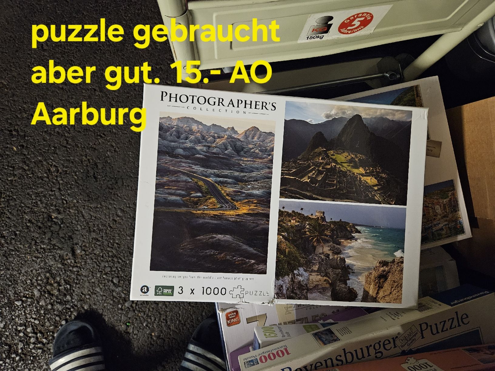 Puzzles: Puzzle 3x 1000 teile – Gebraucht aus Aarburg von shasha92