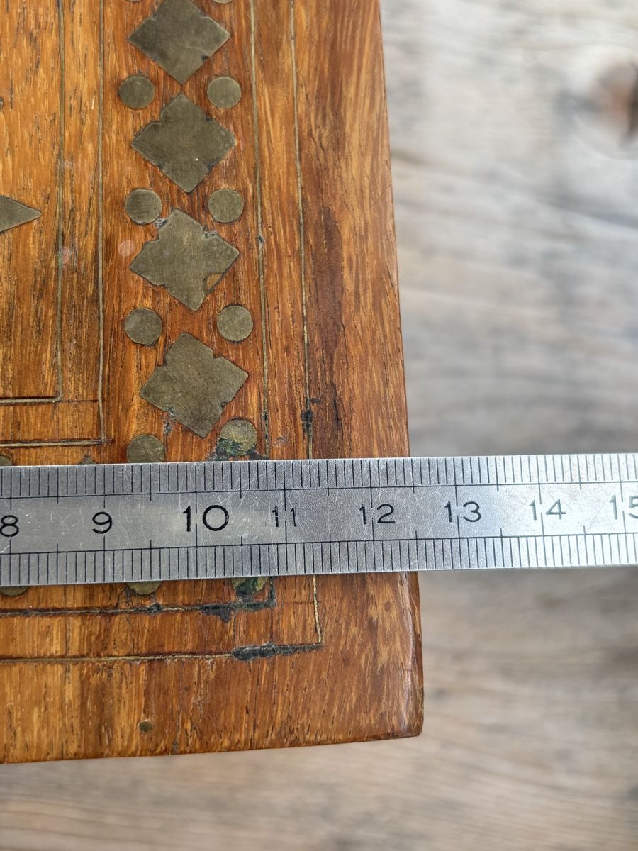 Cassapanche: Holzschatulle mit Messing-Intarsien – Usato da Würenlos venduto da Ashley24 8