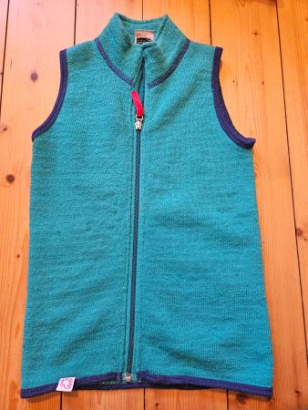 Kinder Wollweste, Wollgilet 128/134 wie hess natur, disana