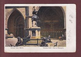 Gruss aus BERN - Reiterstatue - 1903