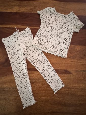 ✨🍬🍭Herziger 2 Teiler Gr. 98/104 aus 95% Baumwolle🍬🍭✨