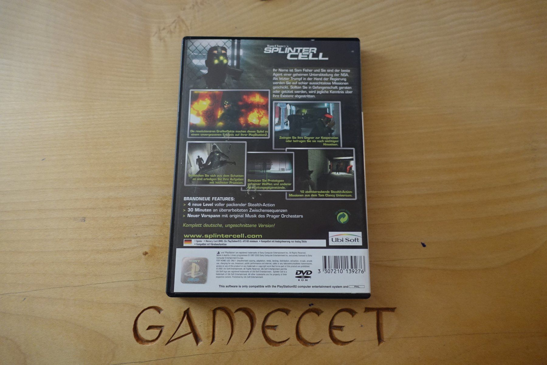 Sony Spiele: Tom Clancy's Splinter Cell – Gebraucht aus Steinach von Gamecet 3