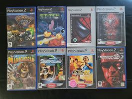 PlayStation 2 Spiele Sammlung - 8 Games für Retro Fans!