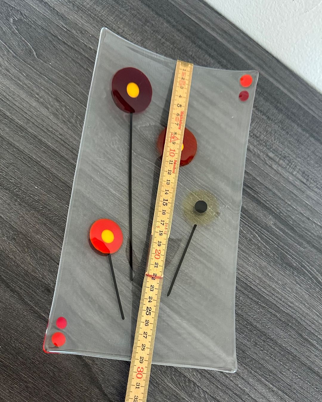 Servierplatten: Schale Fusing Glas Schmelzglas leichte Wölbung – Gebraucht aus Zürich von brazerola 9