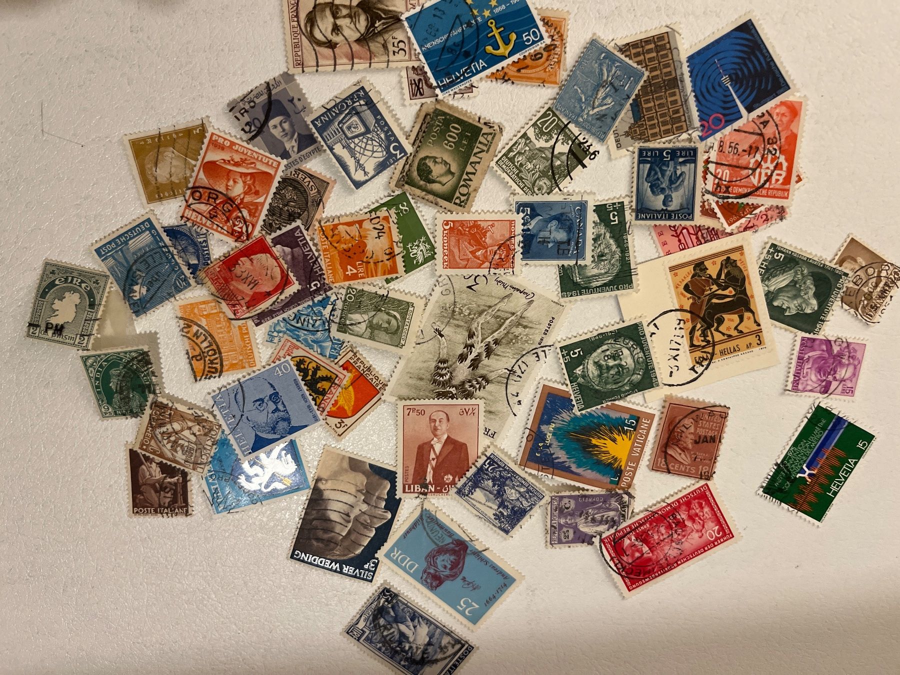 Tutti i francobolli: Lot 34: Lot mit mix Briefmarke – Usato da Chiasso venduto da AzenYa 1
