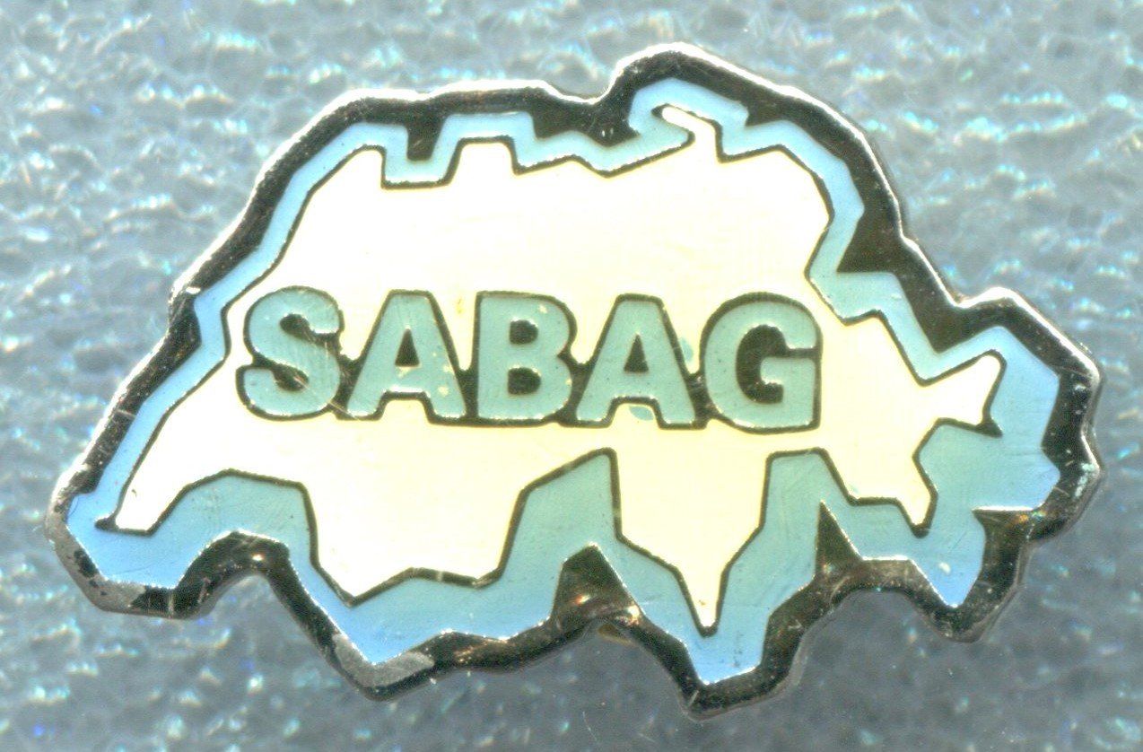 Placchette & Badge: SABAG  Schweiz – Usato da Winterthur venduto da Sammleroase