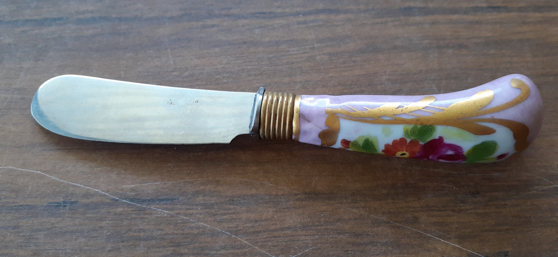 Posate: antikes Buttermesser Porzellan – Usato da Mörschwil venduto da antiksalon21 1