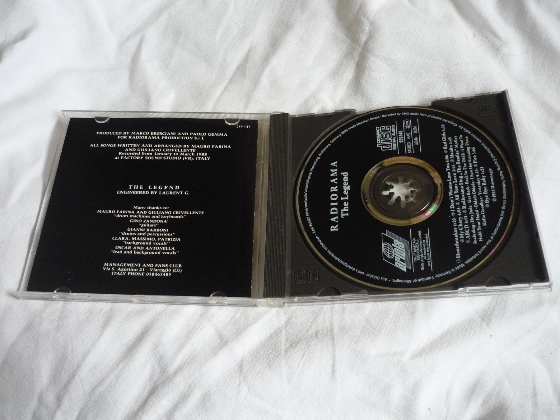 CDs: Rare - CD Italo Disco - Radiorama - the legend – Gebraucht aus Beringen von Flatretriever 1