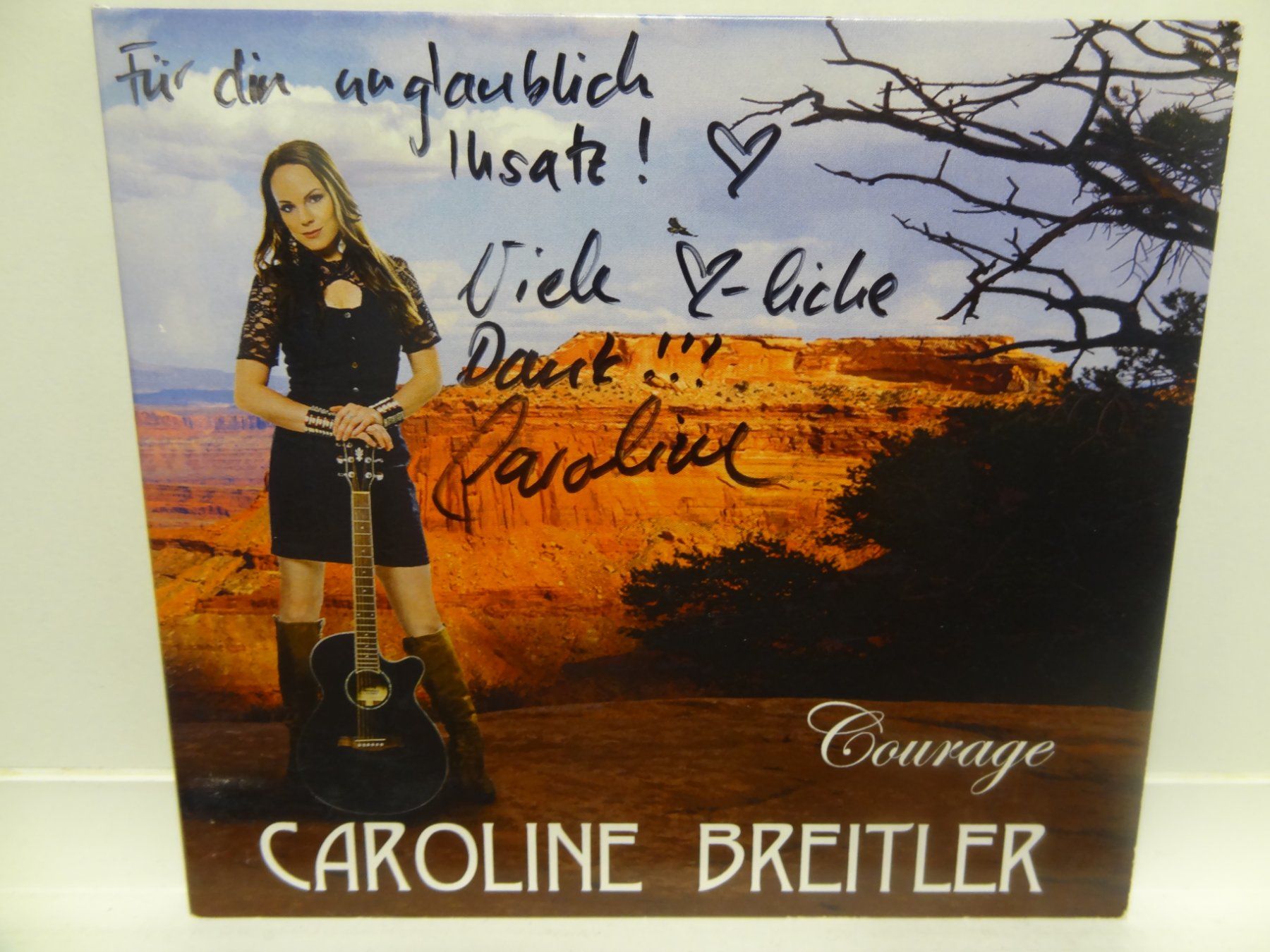 CD: Caroline Breitler CD "Courage" mit Widmung & Signiert – Usato da luzern venduto da musicandart