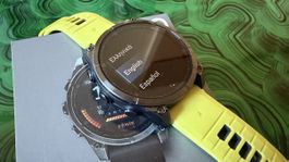 Garmin Fenix 8 AMOLED 47mm Multisport Uhr mit Zubehör