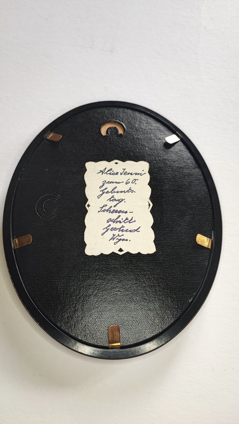 Grafica & Litografie: Gertrud Wyss Scherenschnitt 1990 – Usato da Gstaad venduto da Kunst1996 4