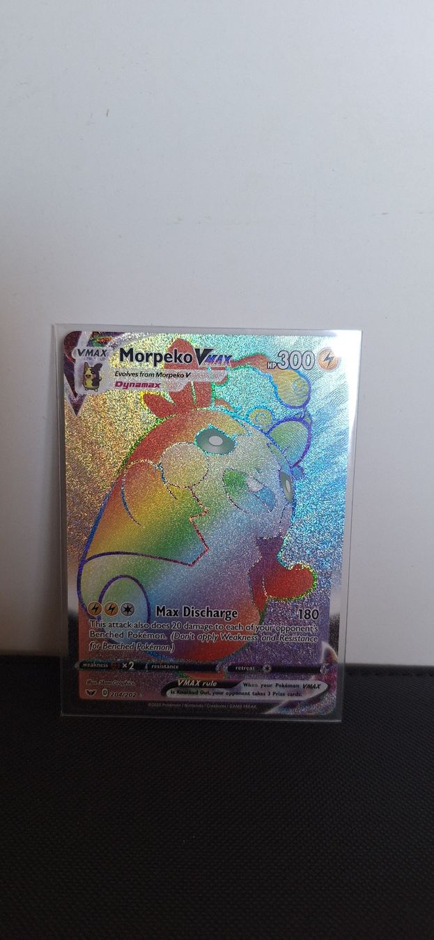 Cartoline: Pokemon Morpeko Vmax Rainbow – Nuovo (secondo la descrizione) da Riehen venduto da rah_rr6c