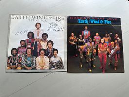 EARTH WIND & FIRE tolle Kult Singles Soul Funk Top Hit