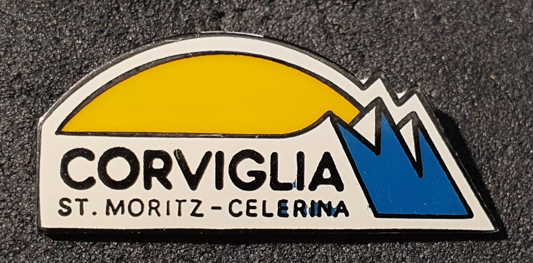 Placchette & Badge: CC844 - Pin St. Moritz / Celerina Graubünden CORVIGLIA – Usato da Reinach BL venduto da Boston-Verkauf