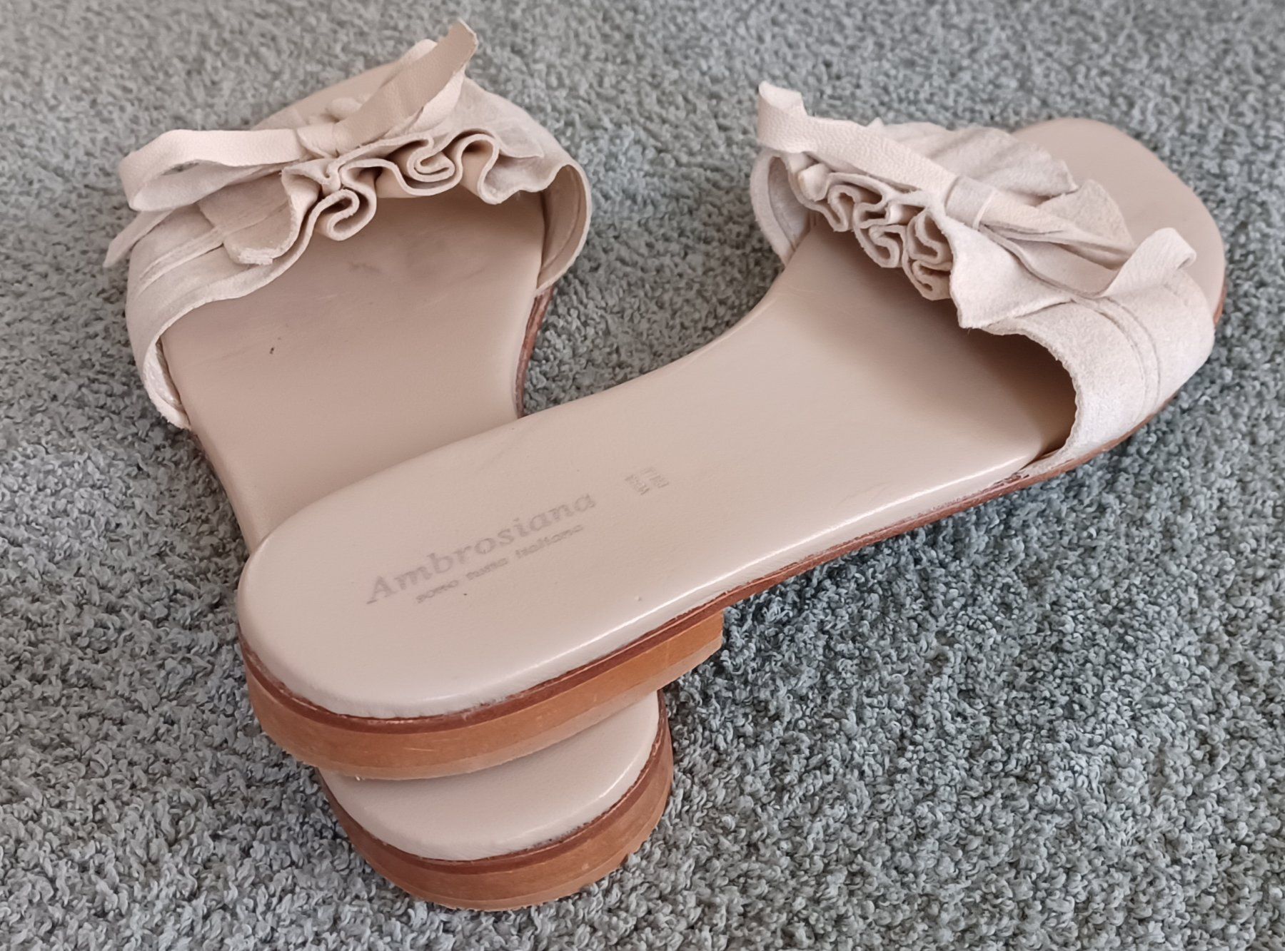 Scarpe da donna: Pantoletten Beige Leder Grösse 38 – Usato da Kriens venduto da IsabelleW0102 3
