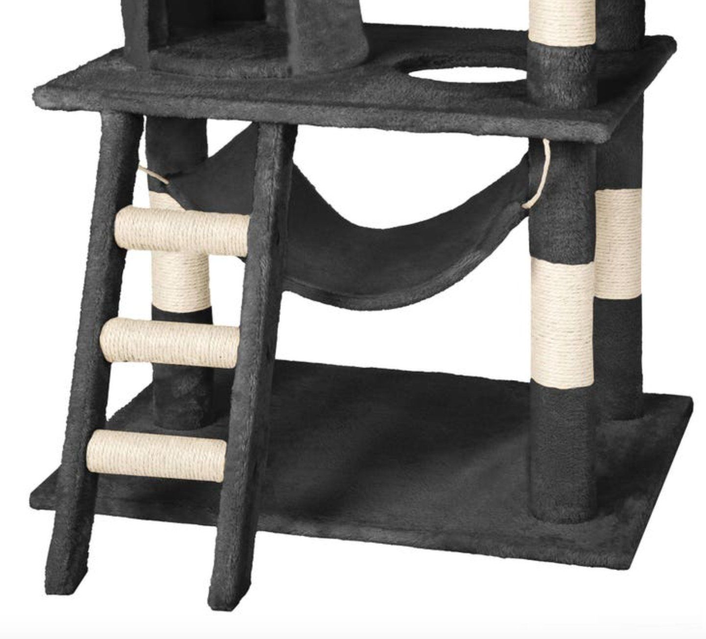 Tiragraffi: Kratzbaum Stokeley 141cm schwarz - Gratis Versand – Nuovo e nell'imballaggio originale da Kleinwangen venduto da meinwarenkorb.ch 8