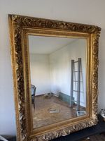 Grosser Barock Spiegel Gold 157x123cm Prunkspiegel Antik