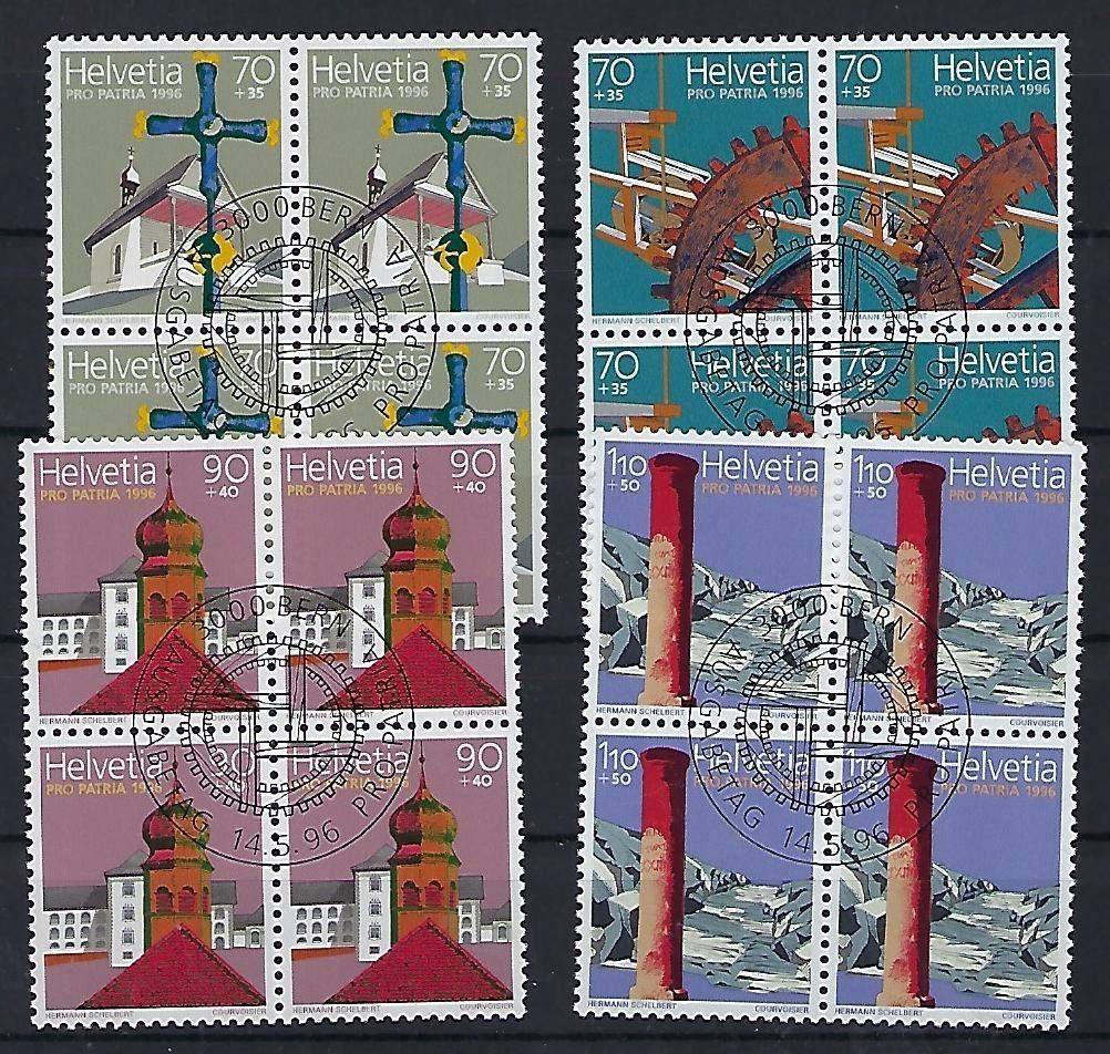 Alle Briefmarken: PPB1996 - Pro Patria 1996 B4 obl. – Gebraucht aus Trélex von Phil_Albert