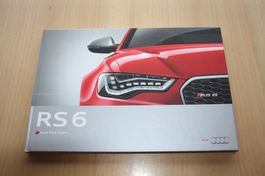 Audi RS6 Avant Hardcover Prospekt 3/2013