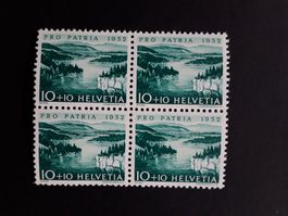 1952 Pro Patria 4er Block Postfrisch ** B57