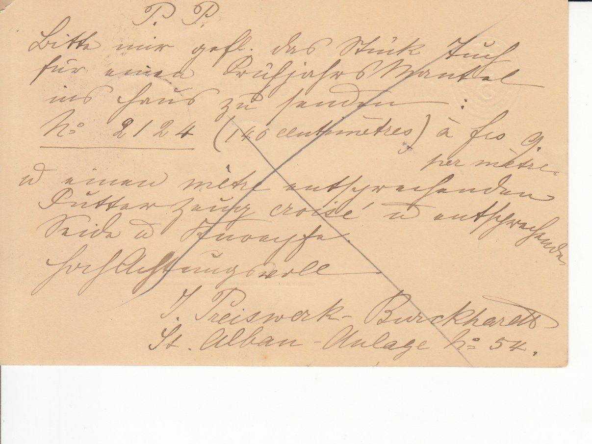 Tutti i francobolli: SGK PK 011 mit Ort "Dahier" Basel – Usato da Bürglen TG venduto da StampGraf 1