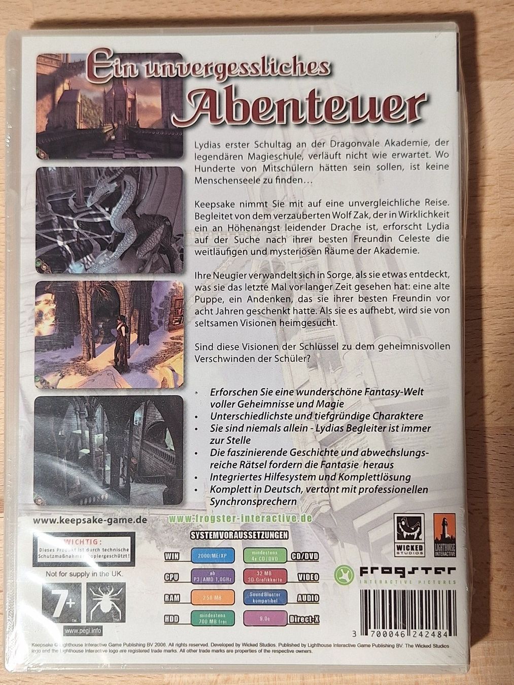 Spiele: Keepsake (retro PC-Spiel) – Neu und originalverpackt aus Trasadingen von Steinchenfrau